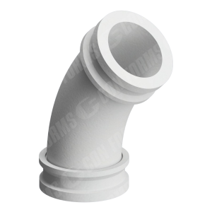 Placing Elbow/Bend - Placing Elbow/Bend | ID: 3" | BA: 45 | CLR: 7  | HD | 9.1" HGT