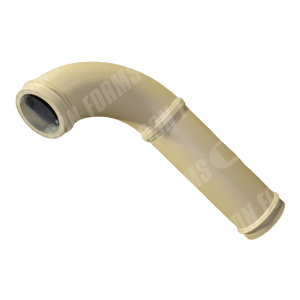 CCI-Lined Boom Elbow - CCI-Lined Boom Elbow | ID: DN112/4.4" | BA: 90.00° | Metric | Tan: 5.5" | 273 x 378