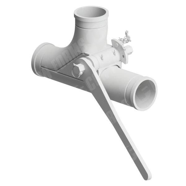 Manual Diversion Discharge Valve - Diversion Discharge Valve | ID: DN127/5" | Metric | OAL: 2'