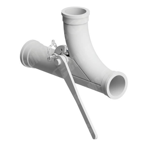 Manual Diversion Discharge Valve - Diversion Dischargen Valve | ID: DN100/4" | HD | OAL: 2'