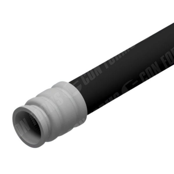 Ruff Neck Reducing Boom Hose - Ruff Neck Reducing Boom Hose | ID: DN114/4.5" to DN76/3" | OAL: 9' | Hevi-Duty™ Tapered (1 End)