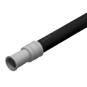 Ruff Neck Reducing Boom Hose - Ruff Neck Reducing Boom Hose | ID: DN114/4.5" to DN76/3" | OAL: 9' | Hevi-Duty™ Reducer (1 End)