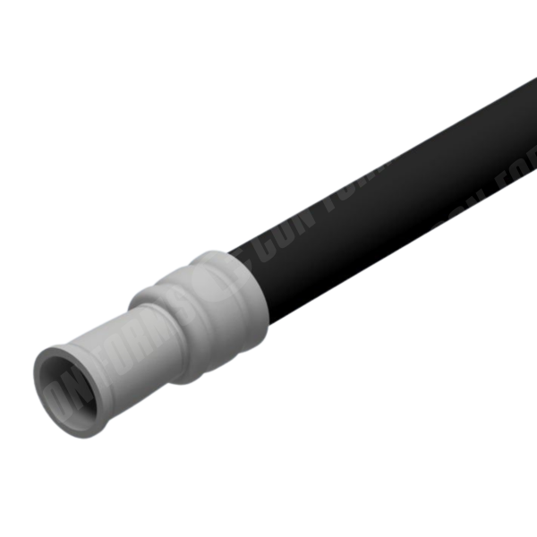 Ruff Neck Reducing Boom Hose - Ruff Neck Reducing Boom Hose | ID: DN114/4.5" to DN76/3" | OAL: 9' | Hevi-Duty™ Reducer (1 End)