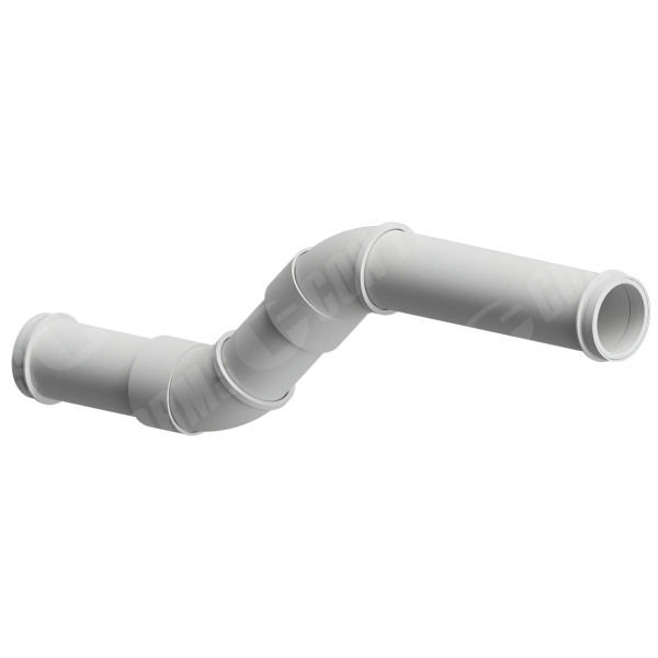 Guardian Elbow/Bend Offset/S - Offset/S Elbow/Bend | ID: DN125/4.8" | BA: 45 x 2 | Metric CCI | 52.5" L x 11" O | HT