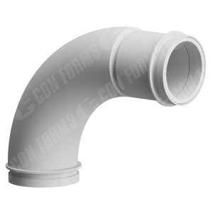 Advantage Twin-Wall Boom Elbow - Twin-Wall Boom Elbow | ID: DN125/4.8" | BA: 90.00° | Metric | Tan: 5.25" | 275 x 375
