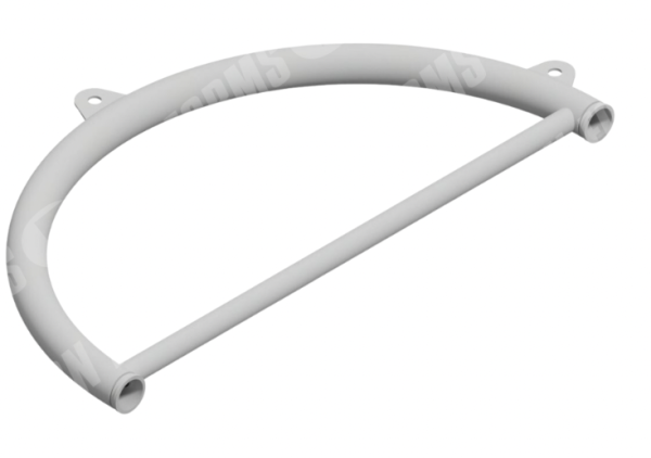 U Assembly/Bend - U Assembly/Bend | ID: 3" | WT: 0.25 | BA: 180 | CLR = 16" | lift eyes, pipe brace