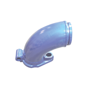 Endurance Hinged Valve Outlet (Swingout Elbow) - Hinged Valve Outlet | DN150/6" - DN180/7" | Schwing Male | BA: 90.00° | 369x313mm | 11° tilt