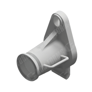 Backend Reducer - Backend Reducer | ID: 7" to 6" | Putz Weld Flange to 6" Putz ZX Female | OAL: 13.6" | Hook-in Line Pumping Adapter | HT