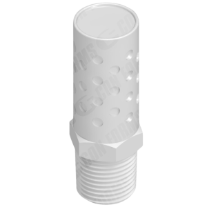 Pneumatic Shutoff Valve Part - Mini Exhaust Muffler | 1/2" Pipe Dia