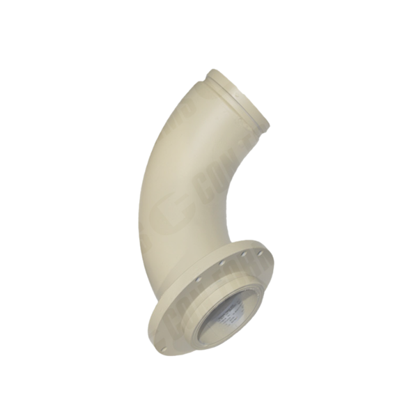 Reducing Elbow/Bend - Reducing Elbow/Bend | ID: DN180/7" Ring - DN127/5" Ring | WT: 0.312 | BA: 90 | CLR: 18" | 2-bolt flange both ends