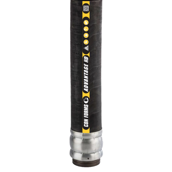 Advantage Wire Cable Discharge Hose - Trelleborg Wire Cable Discharge Hose | ID: DN127/5" | OAL: 9' | Metric (2 Ends)