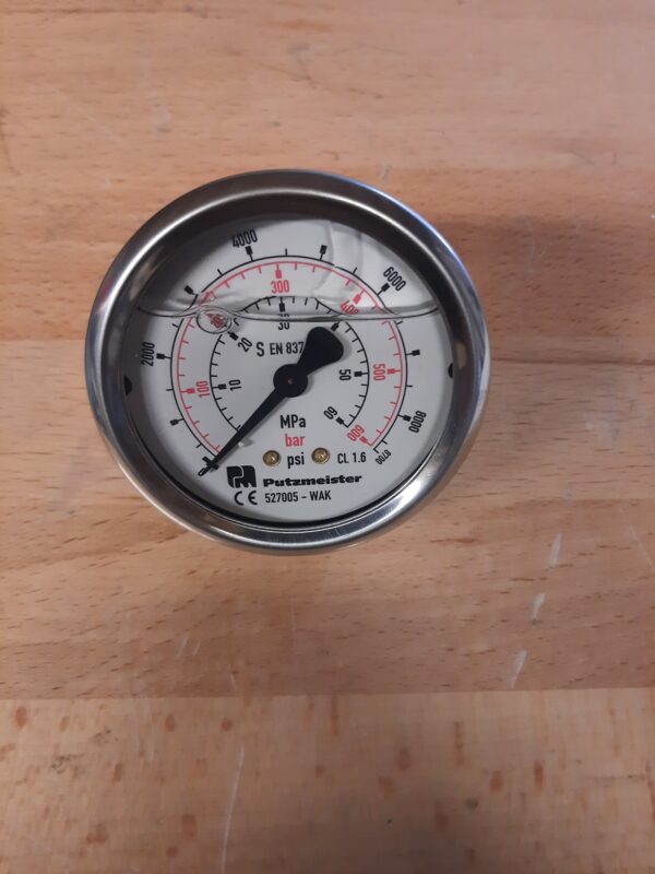 Pressure gauge 23; 63; G 1/4"; 0-600bar, D