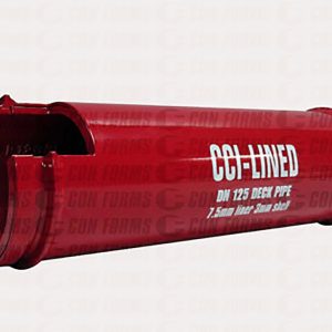 CCI-Lined Deck Pipe - Deck Pipe | ID: DN125/4.8" | OAL: 38.62" | WT:7.5mm + 3.0mm | Metric CCI