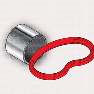 Rock Valve Liner - Weld End | Liner CCI | 4.8"ID | 1.35"LG