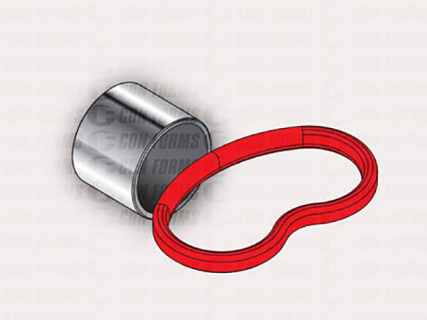 Rock Valve Liner - Weld End | Liner CCI | 4.8"ID | 1.35"LG