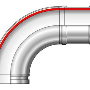 Esser 900 Elbow/Bend - Esser 900 Elbow | ID: DN120/4.7" | BA: 90 | SK (Metric) | Tan: 62mm | 275 x 315