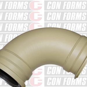 Placing Elbow/Bend - Placing Elbow/Bend | ID: DN102/4" | BA: 45 | CLR: 48" | Plain | 35.53" HGT | Non-heat treated