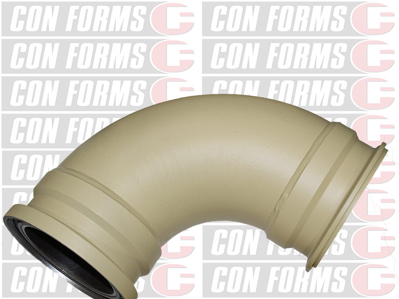 Placing Elbow/Bend - Placing Elbow/Bend | ID: DN102/4" | BA: 45 | CLR: 48" | Plain | 35.53" HGT | Non-heat treated