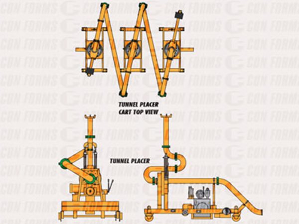 Tunnel Placer - Tunnel Placer | DN127/5" | Low Profile | 600V