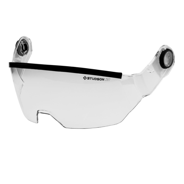 Safety Helmet Accessory - Safety Helmet Eye Shield With Mechanism, Clear