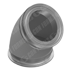 CCI-Lined Deck Elbow - CCI-Lined Deck Elbow | ID: DN150/5.75" | BA: 36.00° | ZX CCI M/F | 68 x 211mm