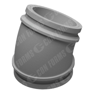 CCI-Lined Deck Elbow - CCI-Lined Deck Elbow | ID: DN150/5.75" | BA: 30° | HD CCI | 9.06" HGT
