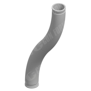 Offset/S Elbow/Bend - Offset/S Elbow/Bend | ID: DN127/5" | BA: 45 x 2 | HD | 34.7"L x 12"O | WT: 0.5" | HT