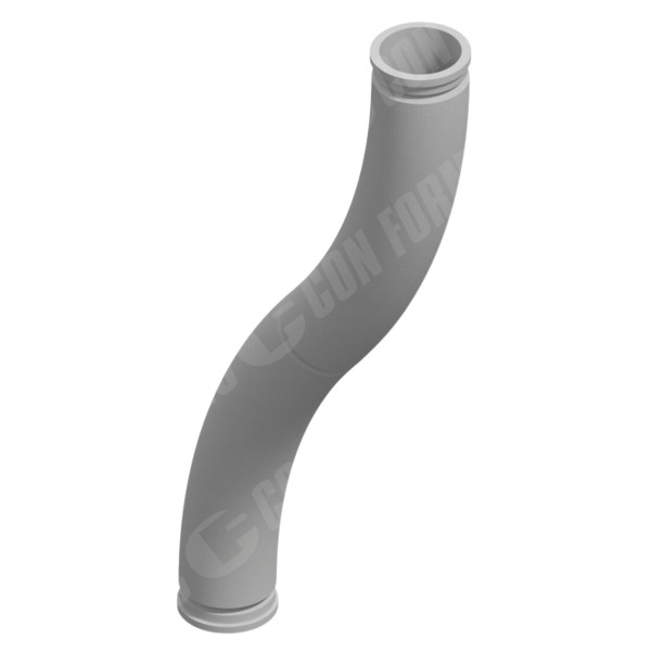Offset/S Elbow/Bend - Offset/S Elbow/Bend | ID: DN127/5" | BA: 45 x 2 | HD | 34.7"L x 12"O | WT: 0.5" | HT