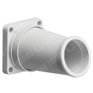 Backend Reducer - Backend Reducer | ID: DN180/7" Cast flange w/ hinge - DN146/5.75" HP Male | Schwing BP4000 | HT