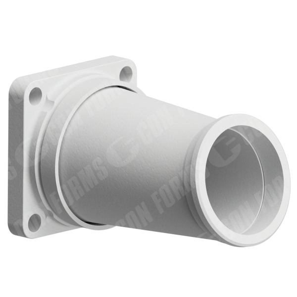 Backend Reducer - Backend Reducer | ID: DN180/7" Cast flange w/ hinge - DN146/5.75" HP Male | Schwing BP4000 | HT