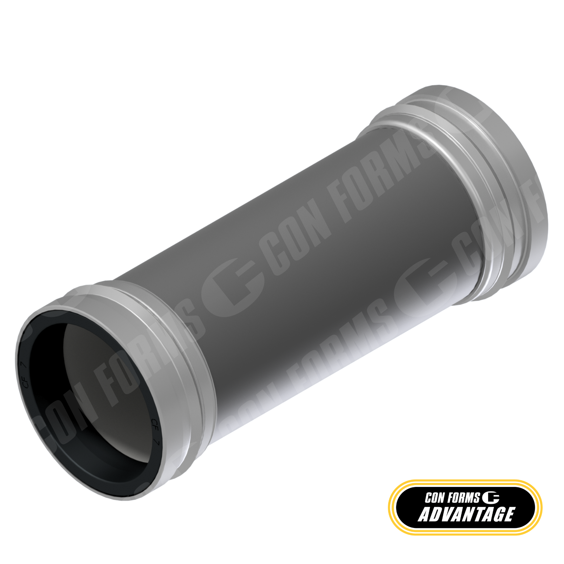 Advantage Boom Pipe - Boom Pipe | ID: DN125/4.8" | OAL: 106.5" | WT:2.8mm + 1.8mm | Metric