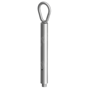 Backend Cleanout Port Cap Sub Part - Backend Cleanout Port Cap Shaft | OAL: 9" | Drilled | w/ Handle