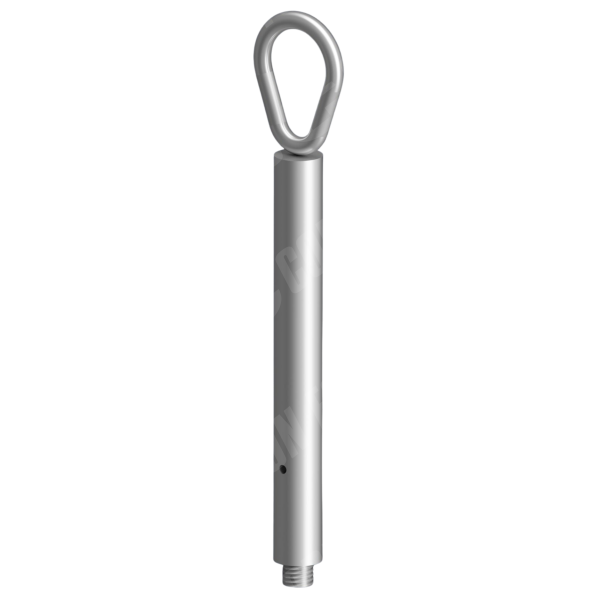 Backend Cleanout Port Cap Sub Part - Backend Cleanout Port Cap Shaft | OAL: 9" | Drilled | w/ Handle