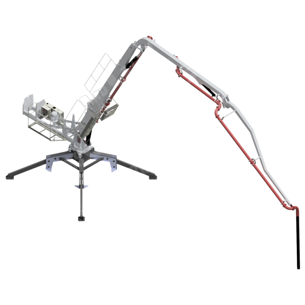 Spider Placer - Crawler - Spider Placer | Hydraulic | 22m Reach | 4-stage Z-fold | Gas Boom | No Track | Hyd Outriggers