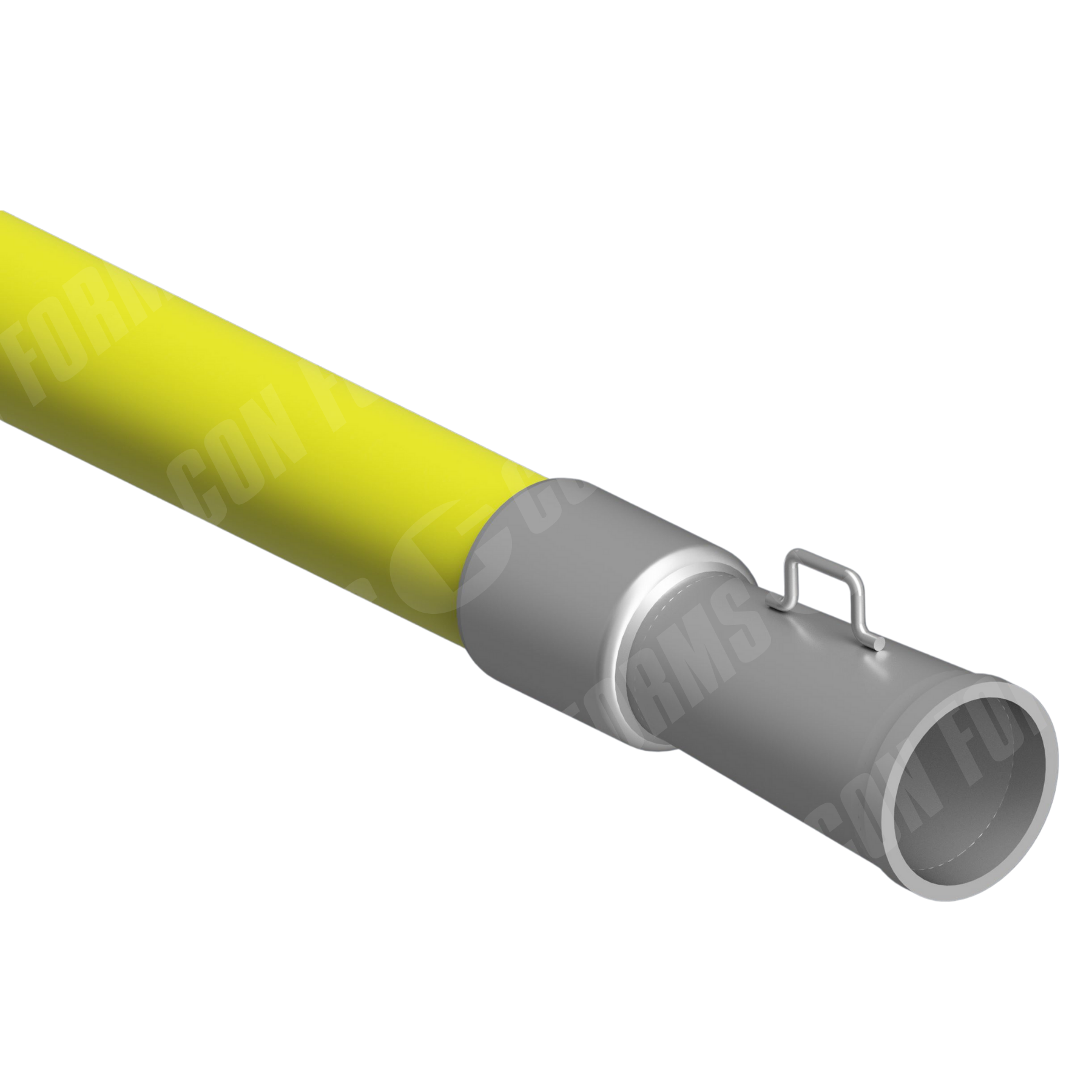 Lay Flat Tip Hose - Lay Flat Tip Hose | ID: DN100/4" | OAL: 16' | Metric Reducer Neck (1 End)