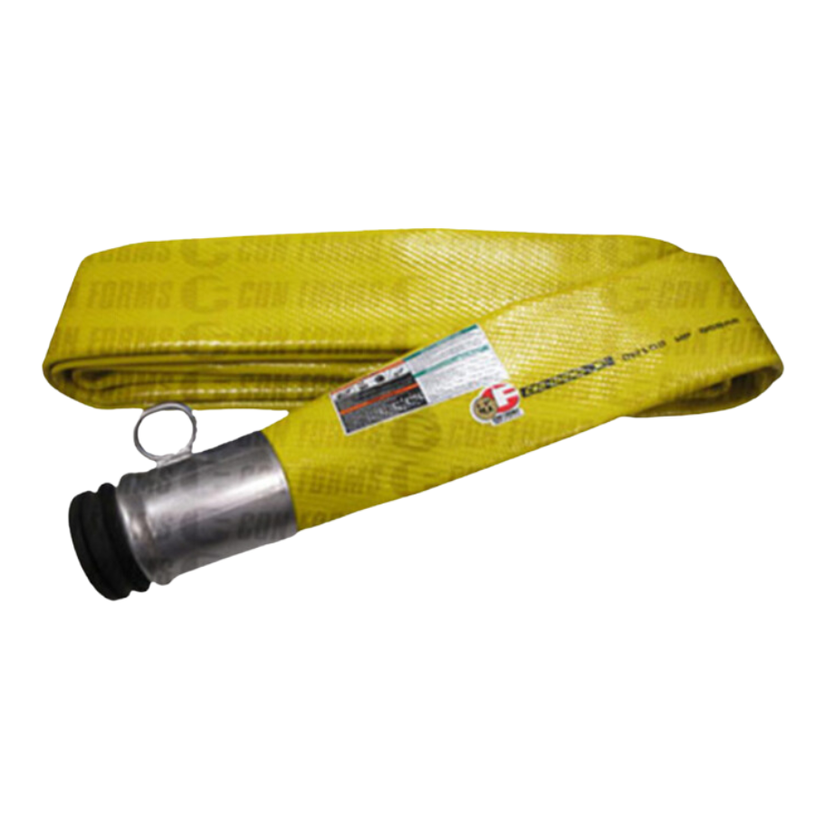 Lay Flat Tip Hose - Lay Flat Tip Hose | ID: DN125/5" | OAL: 12' | Metric (1 End)