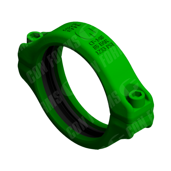 Two-Bolt Coupling/Clamp - Coupling/Clamp | Two-Bolt | ID: 5" | HD | Lightweight | w/ gasket