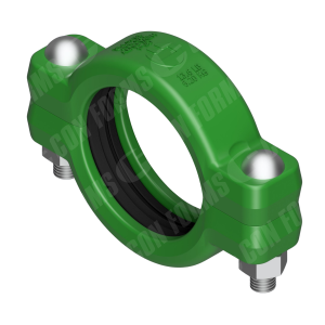 Two-Bolt Coupling/Clamp - Coupling/Clamp | Two-Bolt | ID: 4" | HD | 220 Bar | w/ gasket