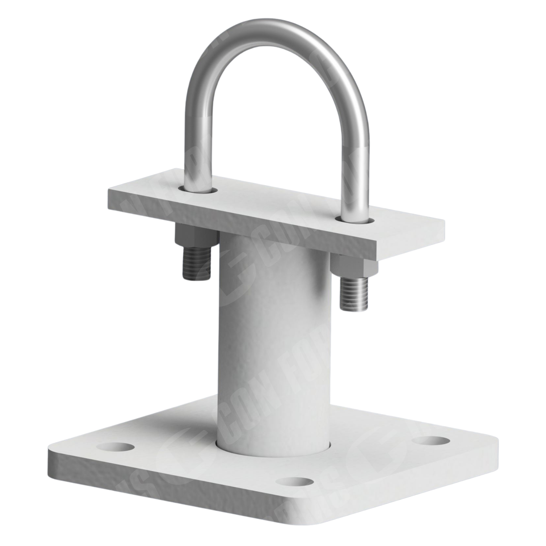 Inline/Offset Bolt-on Brackets - Inline Bolt-on Bracket | For 2.5" NPS Pipes | 4.88" Height