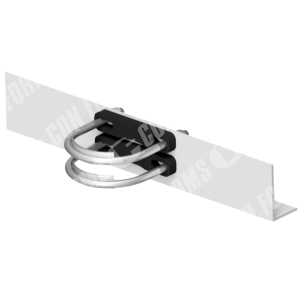 Floor Bracket Assembly - Floor Bracket Assembly  | OD: 6" Stand Pipe | 60" Long Brkt