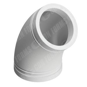 Advantage CCI Boom Elbow - Advantage Boom Elbow | ID: DN125/4.8" | BA: 45.00° | Metric | 9.7" HGT