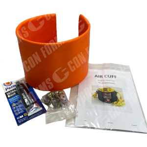 Air-Cuff Pneumatic Shutoff Valve - Air-Cuff Shutoff Valve Bladder Rebuild Kit | ID: DN125/4.8" | Manual | Fabric