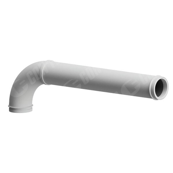CCI-Lined Boom Elbow - CCI-Lined Boom Elbow | ID: DN125/4.8" | BA: 90.00° | Metric | Tan: 36.18" | 275 x 1160