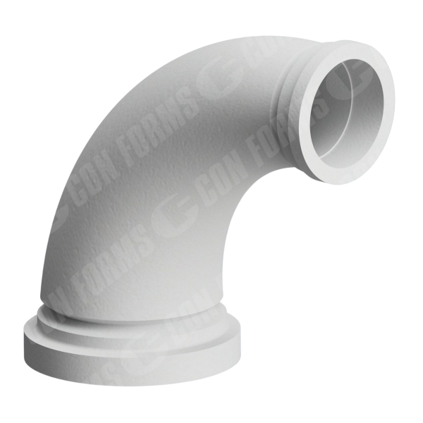 Reducing Elbow/Bend - Reducing Elbow/Bend | DN150/6" SHP Female - DN100/4" HD | WT: 0.375" | BA: 90 | CLR: 9" | HT