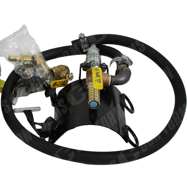 Air-Cuff Pneumatic Shutoff Valve - Manual Valve Assembly | Fabric Air Cuff | 1/2" ID