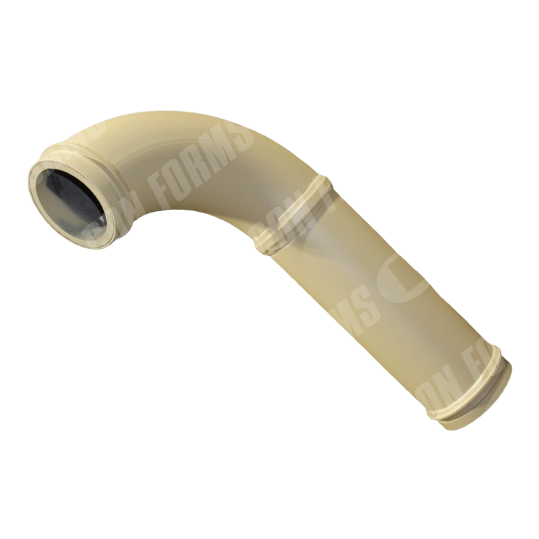 CCI-Lined Boom Elbow - CCI-Lined Boom Elbow | ID: DN125/4.8" | BA: 90.00° | Metric | Tan: 13.78" | 275 x 590