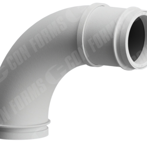 CCI-Lined Boom Elbow - CCI-Lined Boom Elbow | ID: DN125/4.8" | BA: 90.00° | Metric CCI | Tan: 9.1" | 275 x 470
