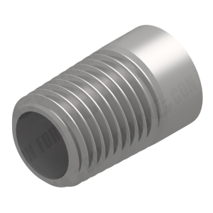 Pneumatic Shutoff Valve Part - AIRCUFF BULKHEAD PIPE NIPPLE .837"LG.