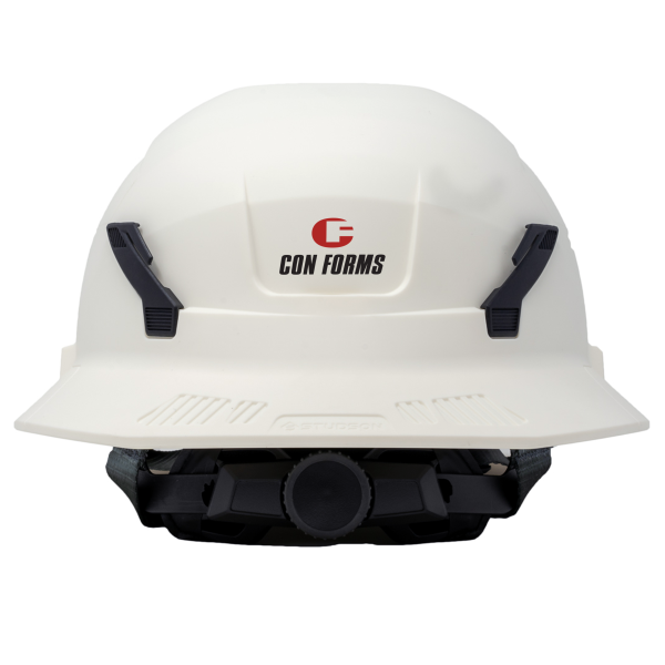 Safety Helmet - Safety Helmet, White, Vented, Full Brim, L/XL