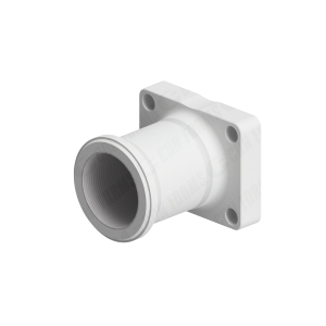 Backend Adapter - Backend Adapter | ID: DN150/5.75" | 4 bolt flange to Schwing SHP Male | OAL: 10.00"